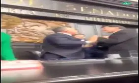 درگیری فیزیکی در سنای مکزیک؛ رهبر اپوزیسیون با رئیس سنا درگیر شد