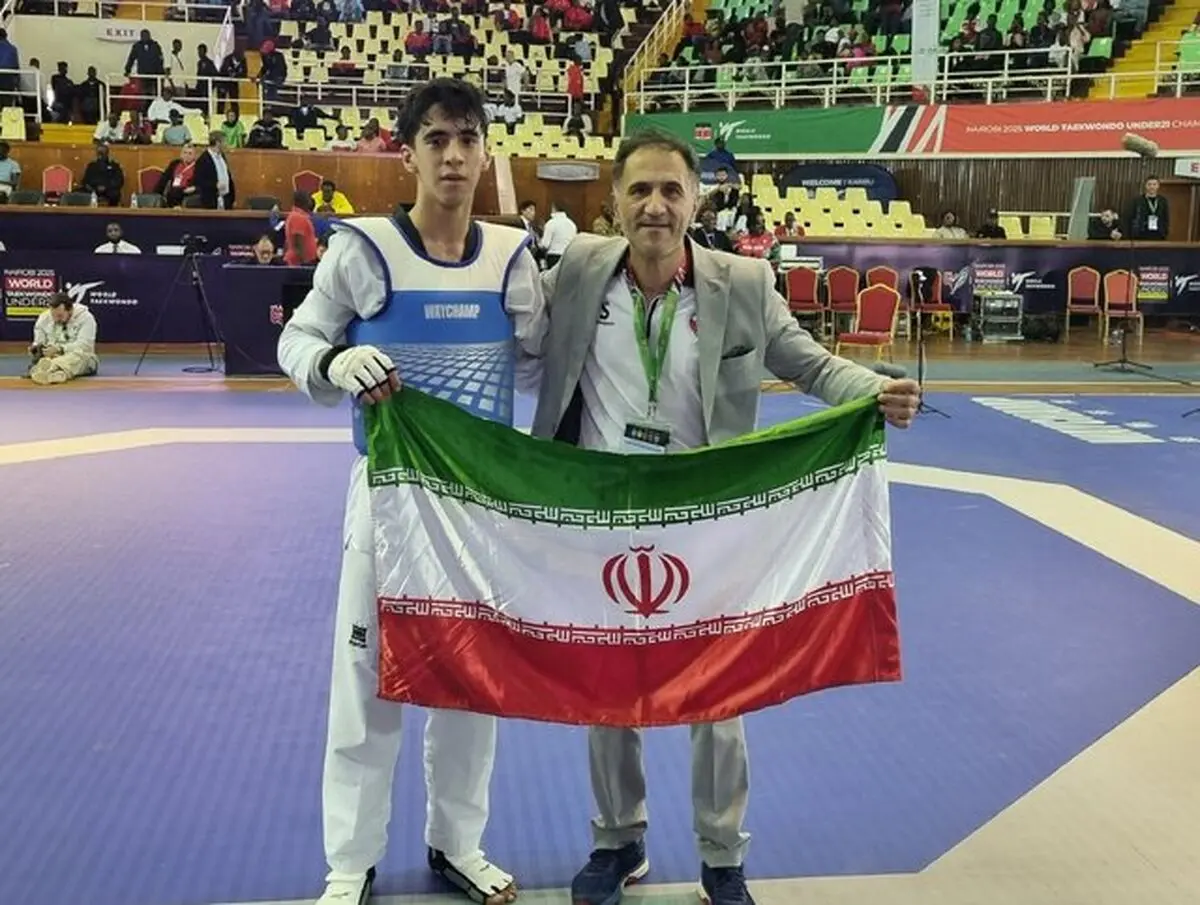 رادین زینالی چهارمین طلایی ایران در کنیا