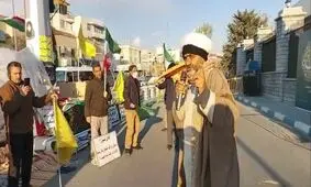 شعارهای عجیب متحصنین حجاب خطاب به قالیباف/ ویدئو