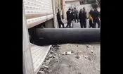 برخورد بوستر موشک به یک واحد مسکونی در دورود

