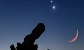 مقارنه زهره و زحل در آسمان