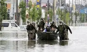 سیل‌ به ژاپن رسید/ ویدئو