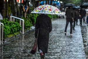 رگبار باران در بیشتر استان ها