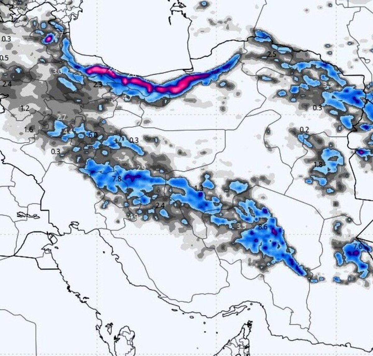 ورود موج بارشی گسترده به کشور