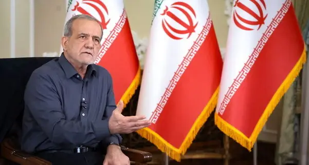 پزشکیان: من اگر بخواهم استعفا بدهم رسما اعلام می‌کنم! /  آنهایی که به تفاهم‌نامه می‌گویند شکست، حرف اسرائیل را می‌زنند/ برای جهالت انسان همین قدر کافیست که نداند قدرتش چقدر است/ از قالیباف خواهش کردیم که رئیس تیم مذاکره‌کننده شود
