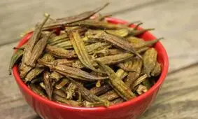 شیوه خشک کردن بامیه در منزل
