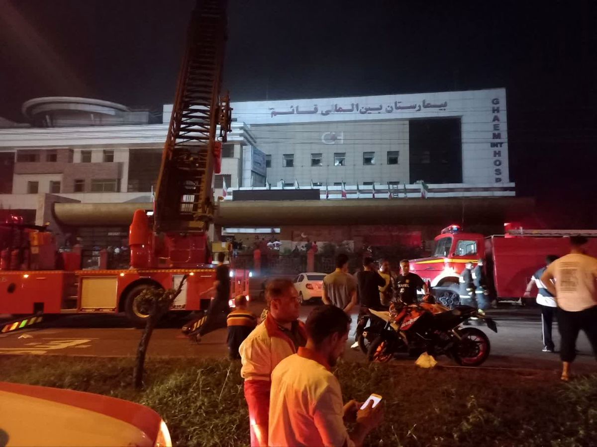 مرگ ۸ نفر در آتش سوزی بیمارستان رشت/ افزایش فوتی‌ها و اسامی آنها/ ویدئو