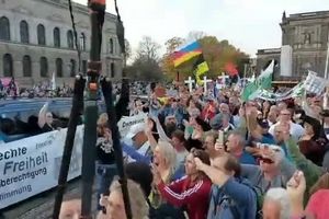 تظاهرات در آمریکا برای اعتراض به تجاوزات اسرائیل به ایران