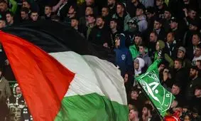 سنگ تمام هواداران سلتیک برای فلسطین