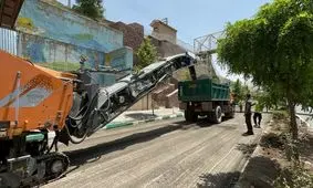 جهاد آسفالت در سطح شهر