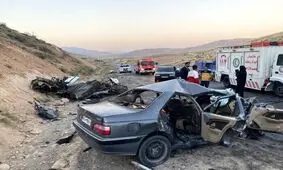 سقوط سنگ در جاده کندوان ۲ مصدوم داشت