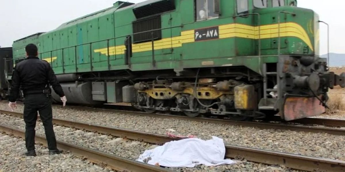 مرگ هولناک جوان ۲۹ ساله در تصادف با قطار مسافربری 