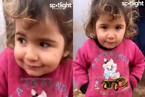 پاسخ دختربچه فلسطینی که ایستادن زیر باران را دوست دارد/ ویدئو