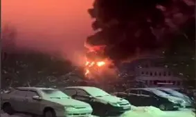 حمله پهپادی به انبار نفت «کامباین تمپ» روسیه