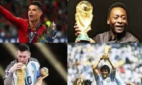 بهترین فوتبالیست تاریخ کیست؟/ عکس

