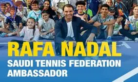رافائل نادال سفیر تنیس عربستان شد

