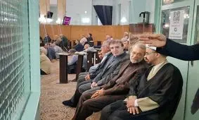 ناطق نوری و محسن هاشمی در مراسم سالگرد شهید مطهری/ تصاویر