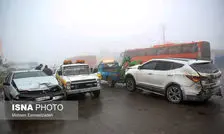 تصادف زنجیره‌ای در آزادراه «قزوین- زنجان» ۱۲ مصدوم برجای گذاشت

