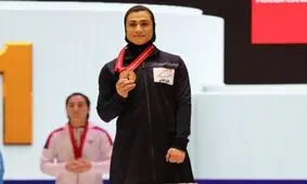 دختر وزنه‌بردار ایران پس از کسب مدال برنز: می‌توانستم بهتر وزنه بزنم


