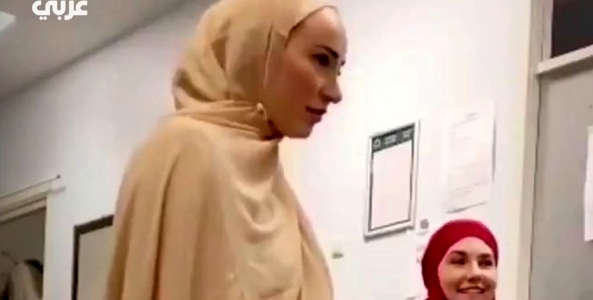 دختر نروژی در حمایت از مردم غزه مسلمان شد/ ویدئو