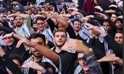 همراهی دانشجویان حاضر در مراسم امروز بیت رهبری با پویش این روزهای زوار اربعین/ ویدئو