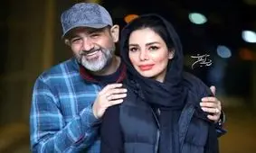 لباس مجلسی عجیب همسر مهران غفوریان