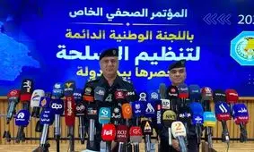 تشکیل بانک اطلاعاتی ۶ میلیون قبضه سلاح و تعطیلی ۷۱ دفتر غیرمجاز الحشدالشعبی در عراق/ با هر پهپاد بدون مجوز قانونی، مانند پرنده‌های تروریستی برخورد می‌شود