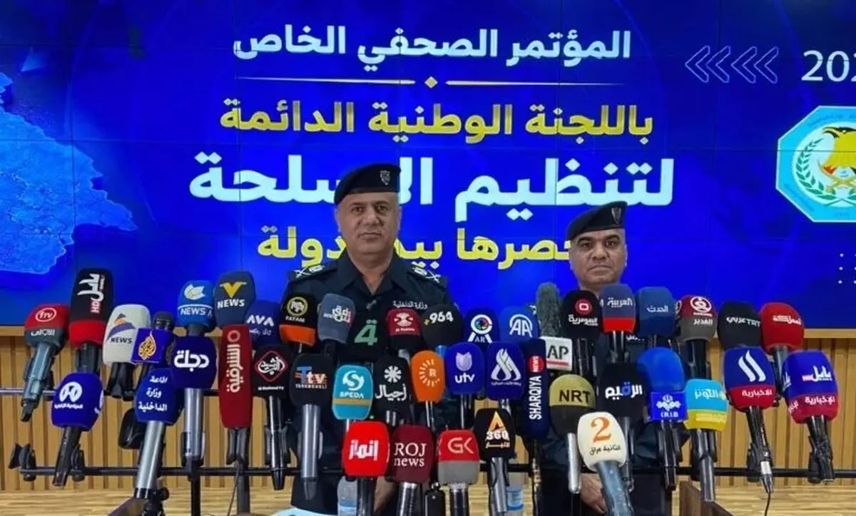 تشکیل بانک اطلاعاتی ۶ میلیون قبضه سلاح و تعطیلی ۷۱ دفتر غیرمجاز الحشدالشعبی در عراق/ با هر پهپاد بدون مجوز قانونی، مانند پرنده‌های تروریستی برخورد می‌شود