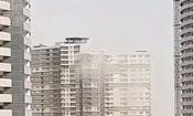 انفجار گاز در یکی از طبقات برج پامچال چیتگر/ عکس