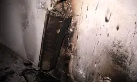 حریق کولر گازی در مشهد و محبوس شدن ۵ نفر 