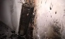 حریق کولر گازی در مشهد و محبوس شدن ۵ نفر 