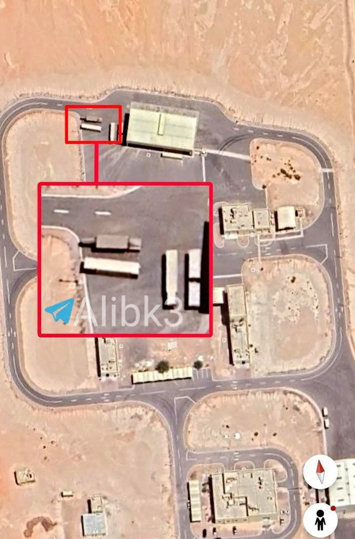 تصاویر ماهواره ای از آشیانه هواپیمای آمریکا که بر اثر حملات ایران آسیب فراوانی دیده است