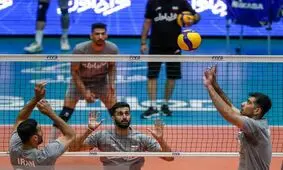 پیروزی تیم ملی والیبال ایران مقابل ترکیه

