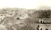 سفر در زمان؛ تصویر رنگی‌شده «سرپل تجریش» در اواخر دوران قاجار 