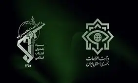 بیانیه تبیینی مشترک وزارت اطلاعات و سازمان اطلاعات سپاه درباره حوادث اخیر در کشور


