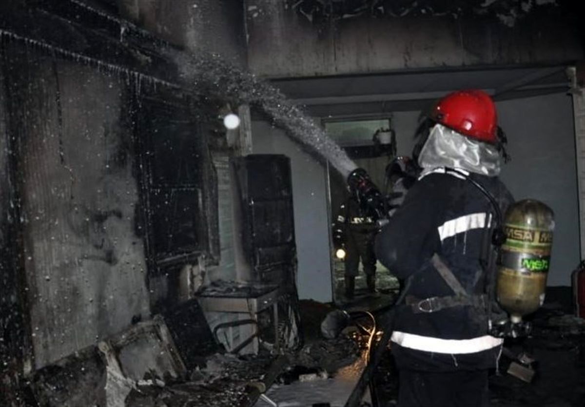 آتش سوزی در هلال احمر کرمان مهار شد/ اتصال برق در ساختمان