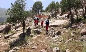 نجات کوهنورد بروجردی بعد از ۱۰ ساعت عملیات نفس گیر