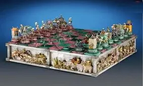 خاص ترین شطرنج جهان؛ صحنه‌ پیکار بین اسکندر مقدونی و داریوش سوم هخامنشی/ ویدئو