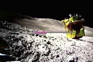 فرودگر ژاپنی ماه توانست از «شب قمری» جان سالم به در برد/ «اسلیم» ارتباط خود را با زمین دوباره برقرار کرد

