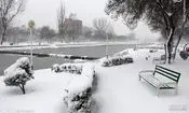 تصویری زیبا از برف نیارق اردبیل/ ویدئو 