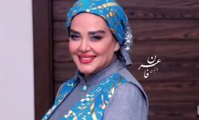 تصاویری از سبک استایل متفاوت بهاره رهنما با تم آبی