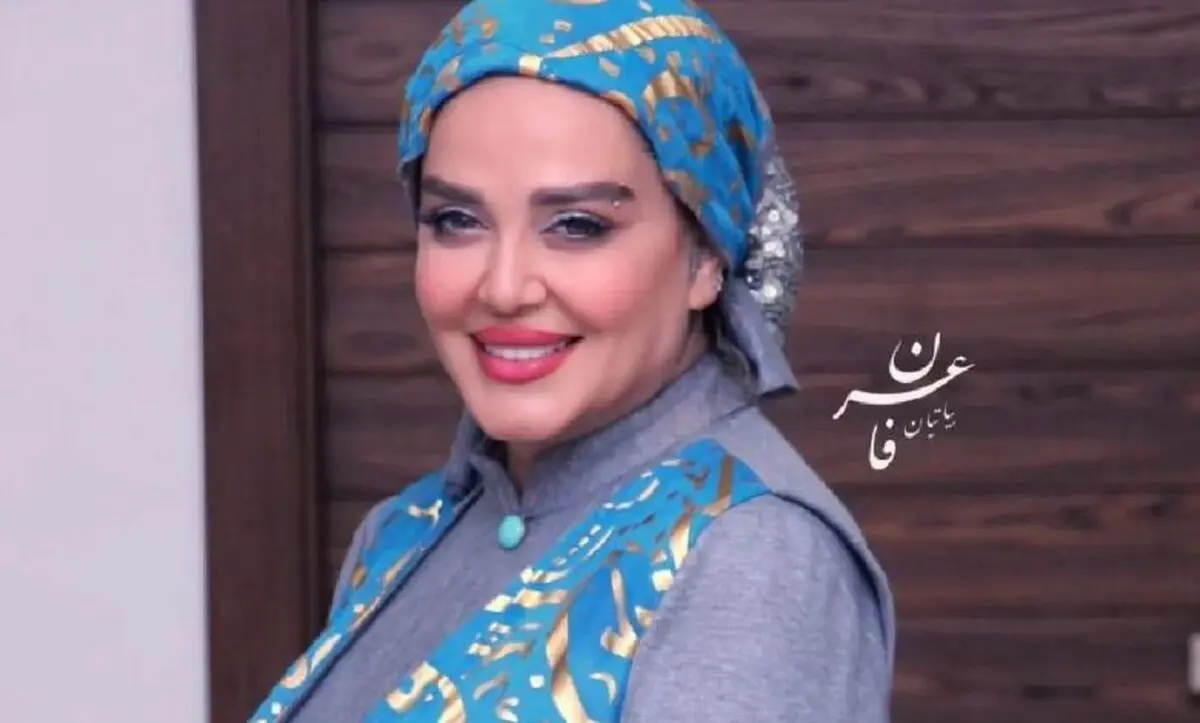 تصاویری از سبک استایل متفاوت بهاره رهنما با تم آبی