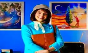 ظاهر متفاوت و استایل دیدنی شیرین تاسیان با روسری گلدار