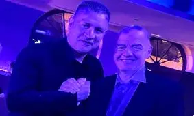 استوری علی دایی برای رئیس فیفا/ عکس

