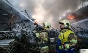 حریق بامدادی در کارگاه کفاشی خیابان جمهوری