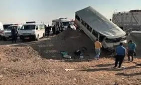 جزییات حادثه مینی‌بوس دانش‌آموزان در گرمسار/ ویدئو