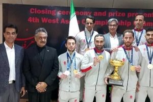 ایران قهرمان اسکواش غرب آسیا شد