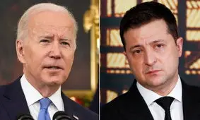 گفت‌وگوی ۴۰ دقیقه ای بایدن و رئیس جمهور اوکراین درباره کمک‌های دفاعی

