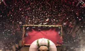 اجتماع اربعینی ها در میدان آزادی تهران/ ویدئو
