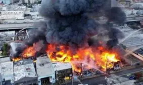 آتش سوزی شرکت بوتان اهواز دو کشته برجای گذاشت/ آتش در حال سرایت به مخزن دیگری است